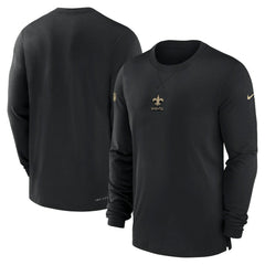 2023 Sideline Performance Long Sleeve T-Shirt - New Orleans Saints