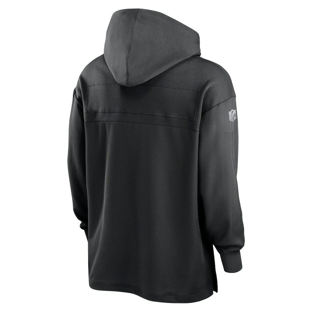 2023 Sideline Lightweight Performance Hooded Top - Las Vegas Raiders