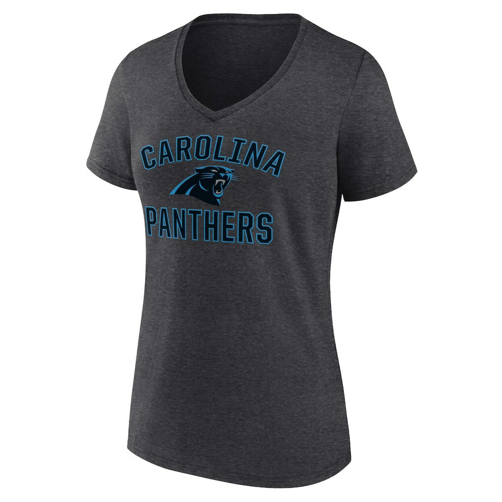 Women's Victory Arch Team V-Neck T-Shirt - Carolina Panthers