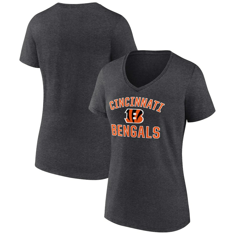 Women's Victory Arch Team V-Neck T-Shirt - Cincinnati Bengals
