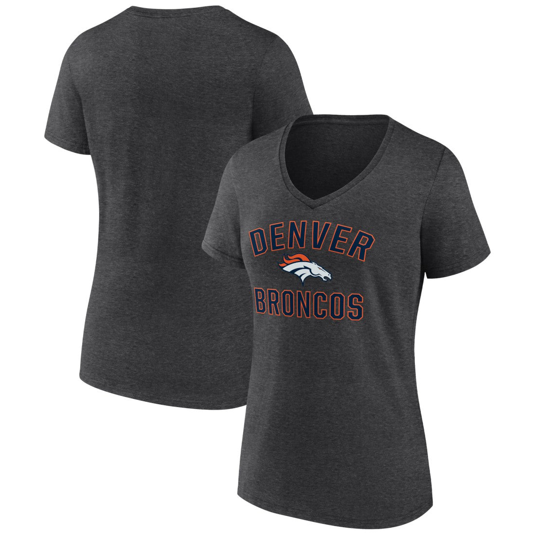 Women's Victory Arch Team V-Neck T-Shirt - Denver Broncos