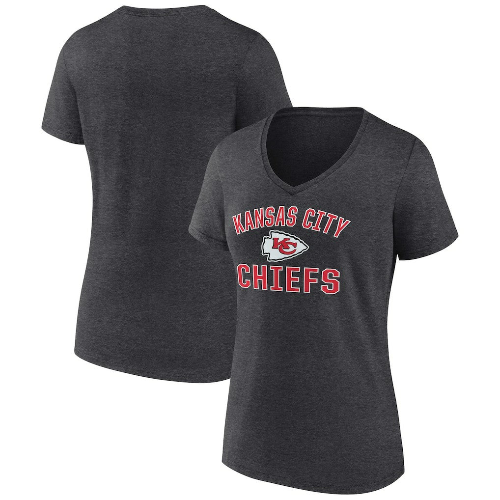 Women's Victory Arch Team V-Neck T-Shirt - Kansas City Chiefs