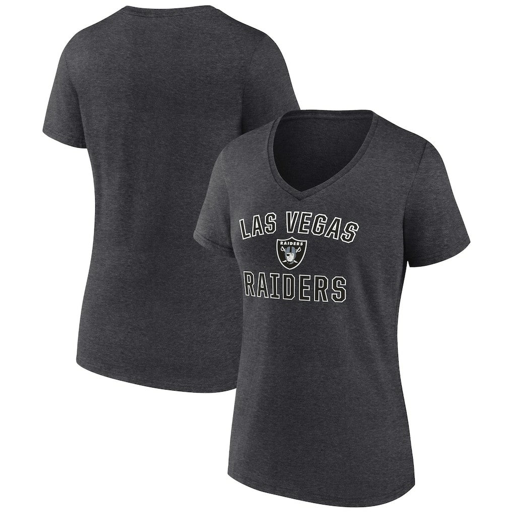 Women's Victory Arch Team V-Neck T-Shirt - Las Vegas Raiders