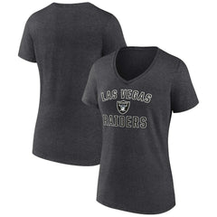 Women's Victory Arch Team V-Neck T-Shirt - Las Vegas Raiders