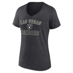 Women's Victory Arch Team V-Neck T-Shirt - Las Vegas Raiders