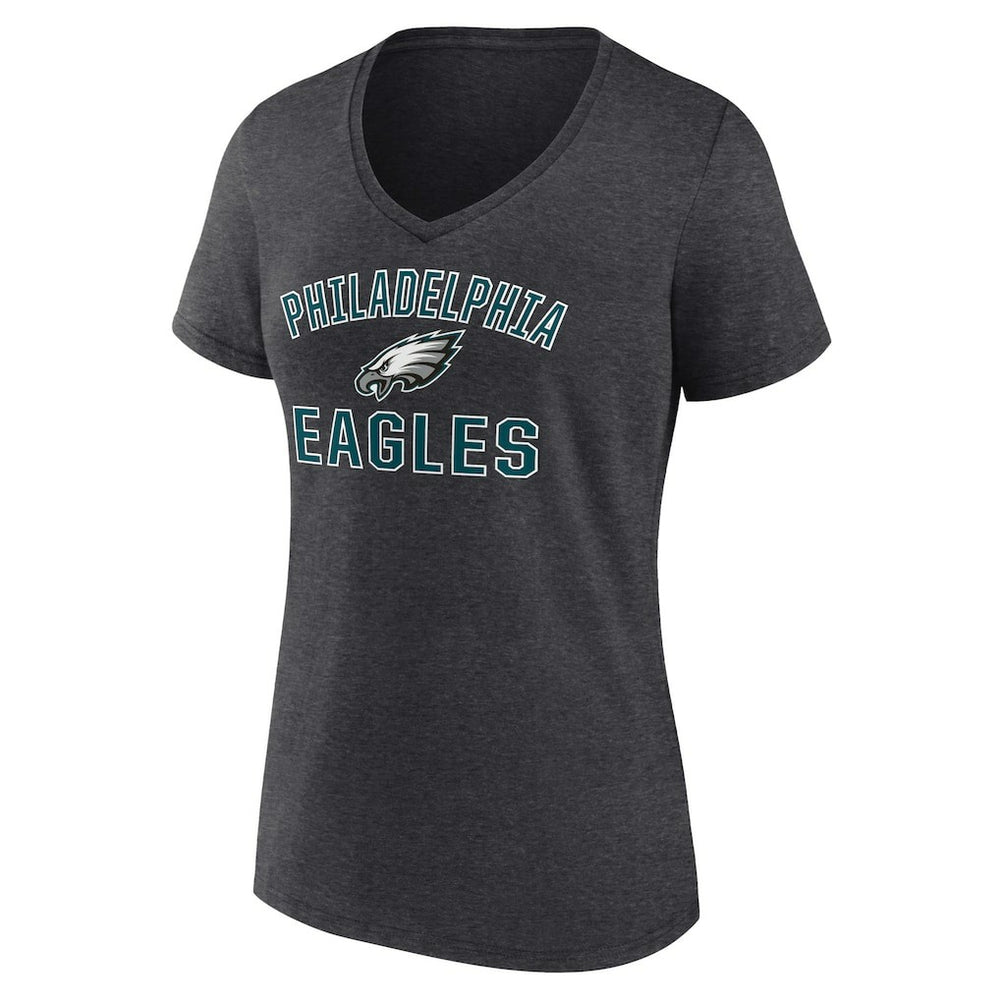 Women's Victory Arch Team V-Neck T-Shirt - Philadelphia Eagles