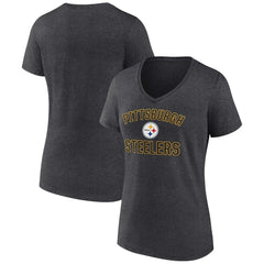 Women's Victory Arch Team V-Neck T-Shirt - Pittsburgh Steelers