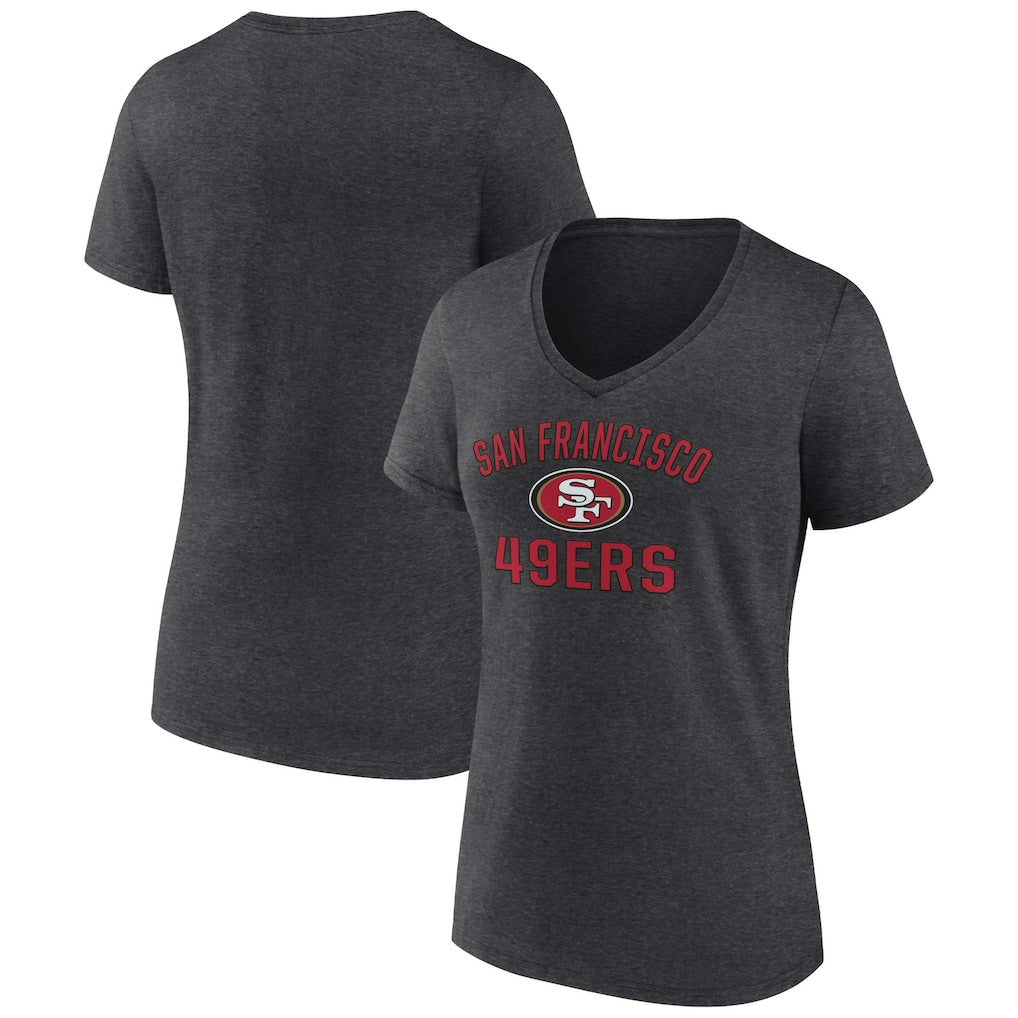 Women's Victory Arch Team V-Neck T-Shirt - San Francisco 49ers