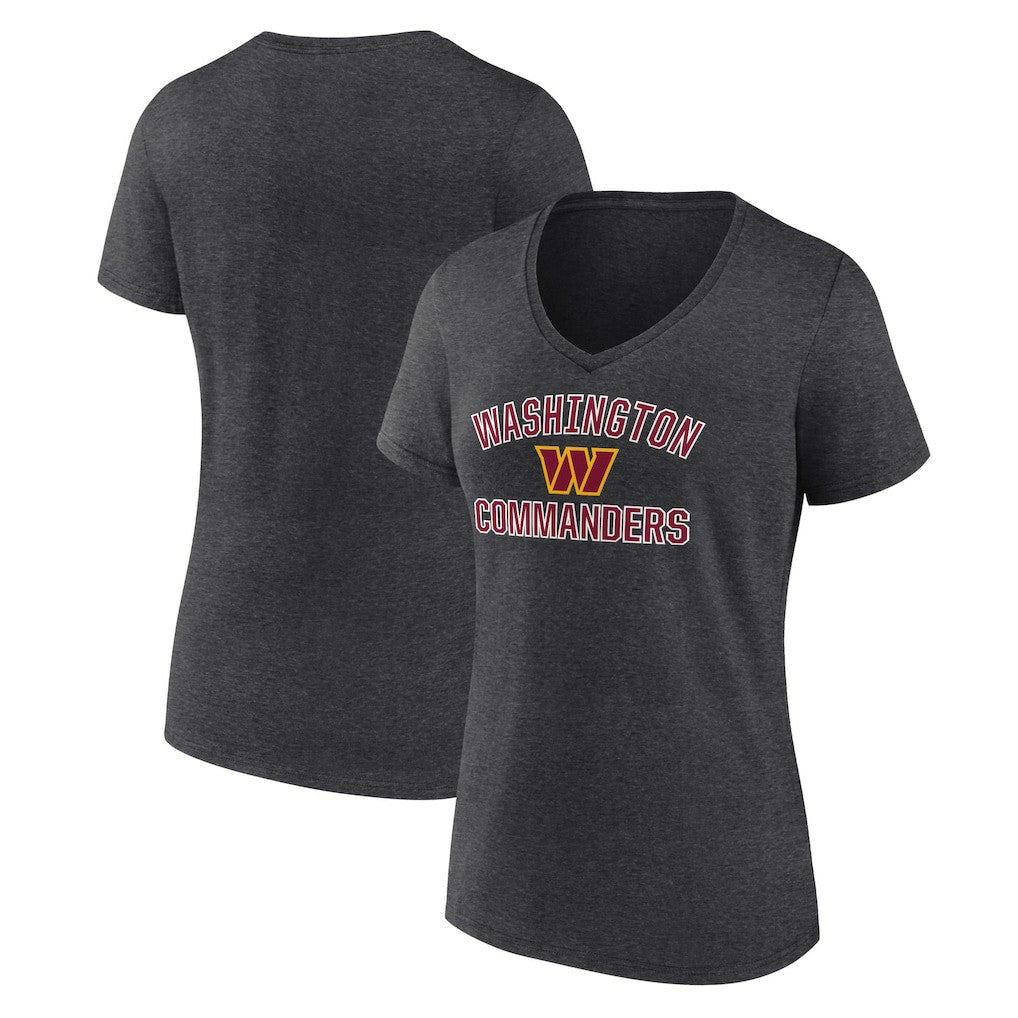 Women's Victory Arch Team V-Neck T-Shirt - Washington Commanders