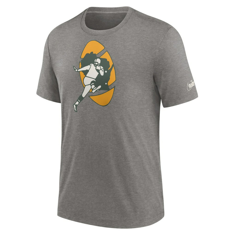 Rewind Logo Tri-Blend T-Shirt - Green Bay Packers