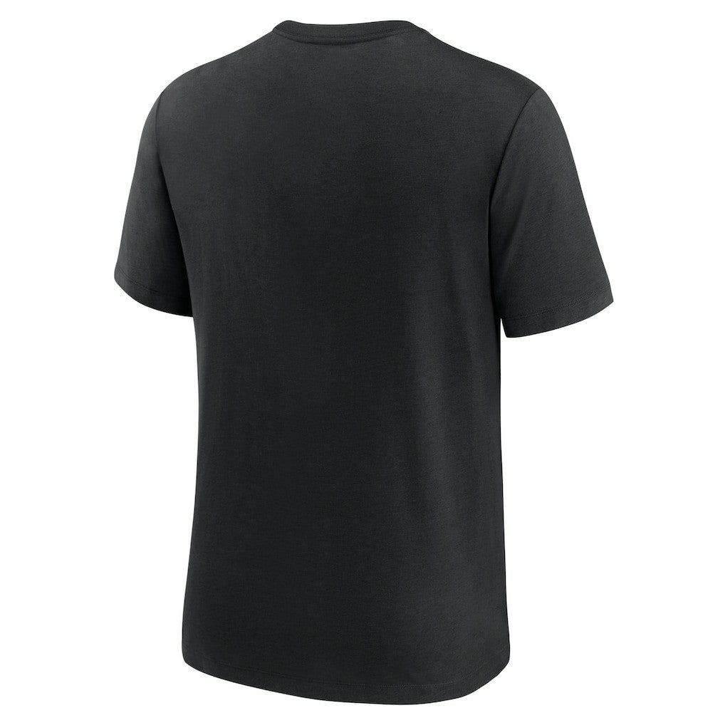 Rewind Logo Tri-Blend T-Shirt - Carolina Panthers