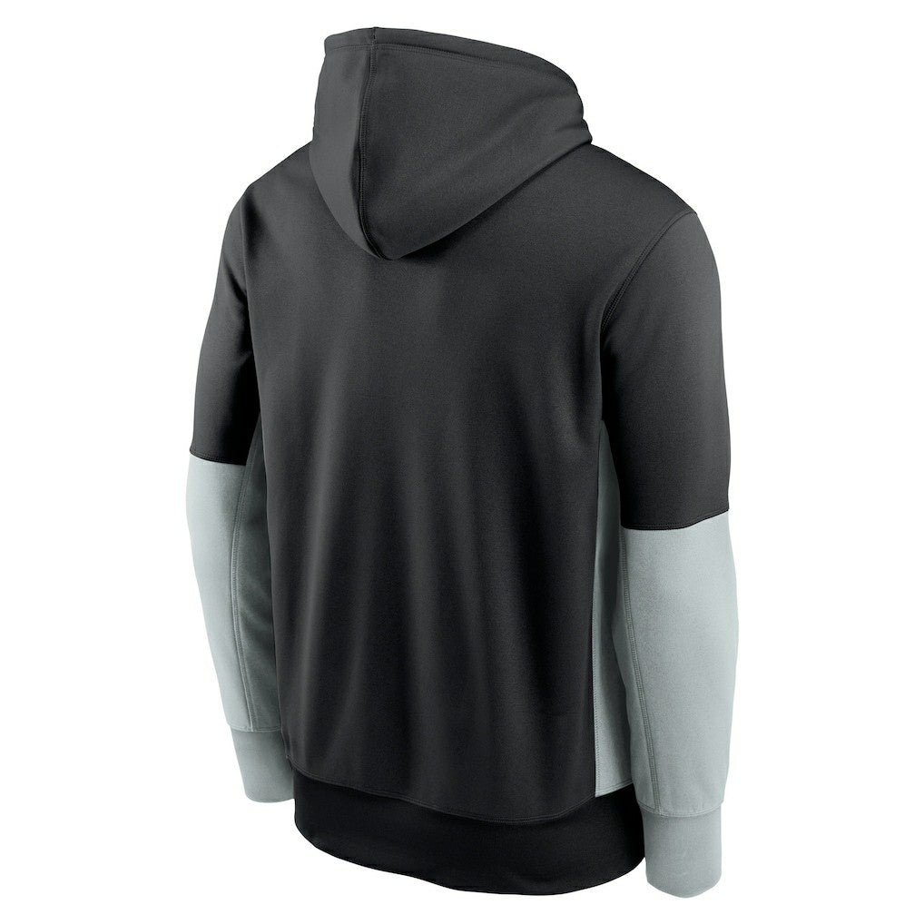 Color Block Fleece Performance Pullover Hoodie - Las Vegas Raiders