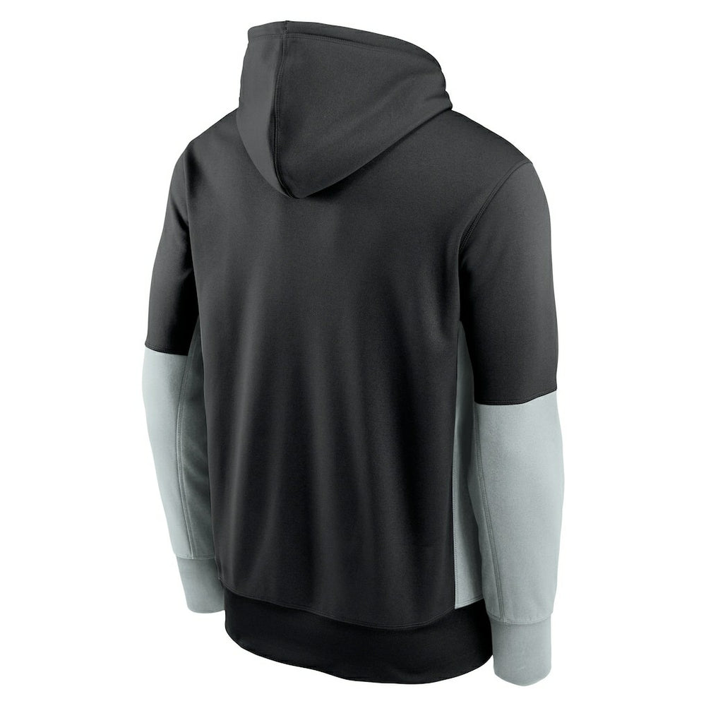 Color Block Fleece Performance Pullover Hoodie - Las Vegas Raiders