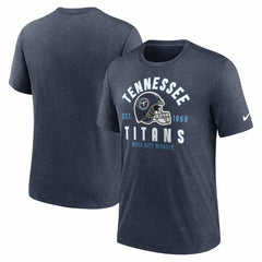 Helmet Tri-Blend T-Shirt - Tennessee Titans