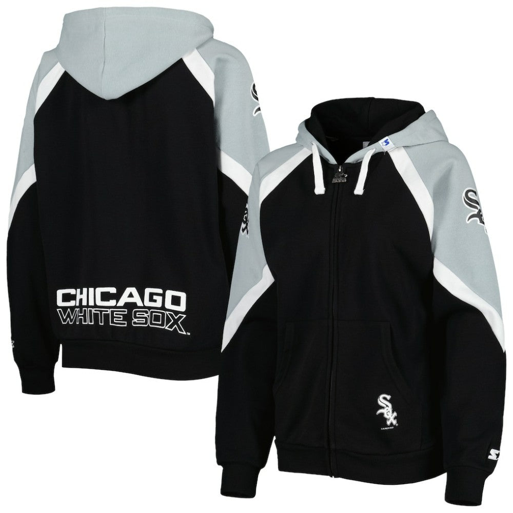 MLB Chicago White Sox Starter Women's Hail Mary Full-Zip Hoodie