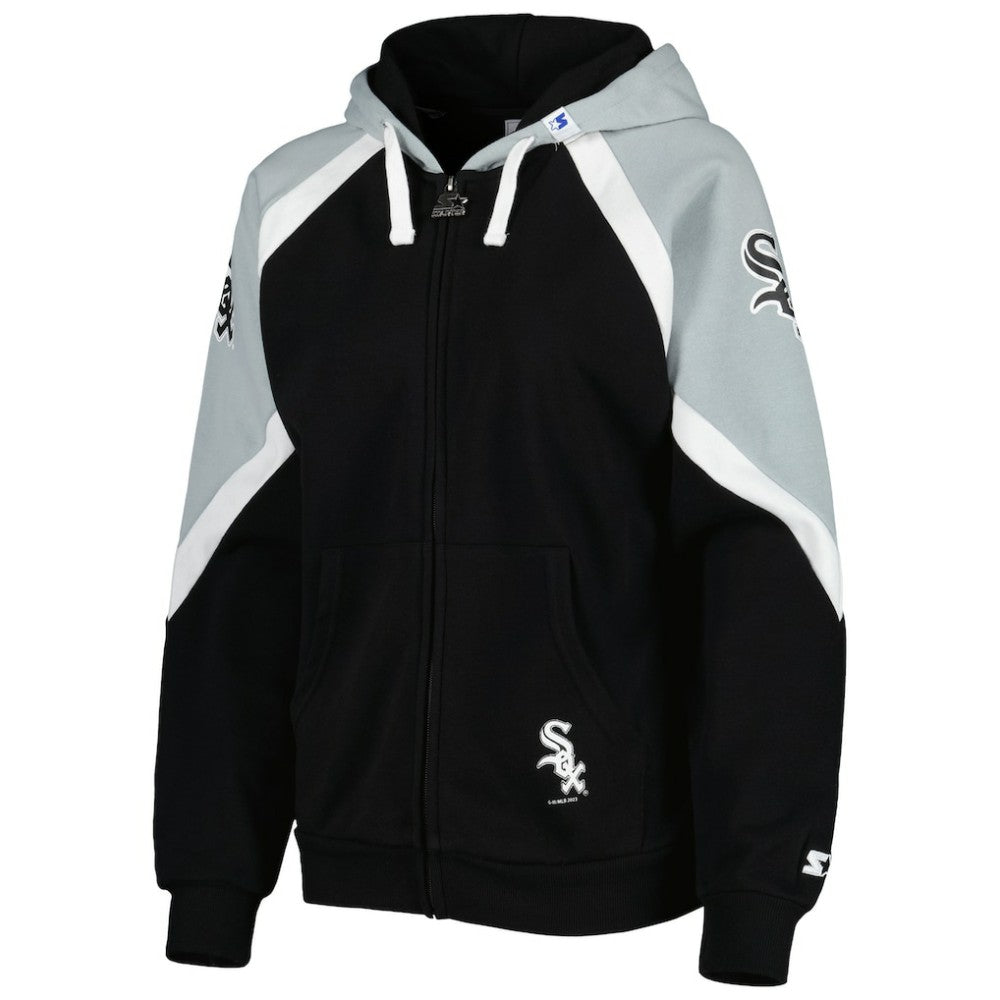 MLB Chicago White Sox Starter Women's Hail Mary Full-Zip Hoodie