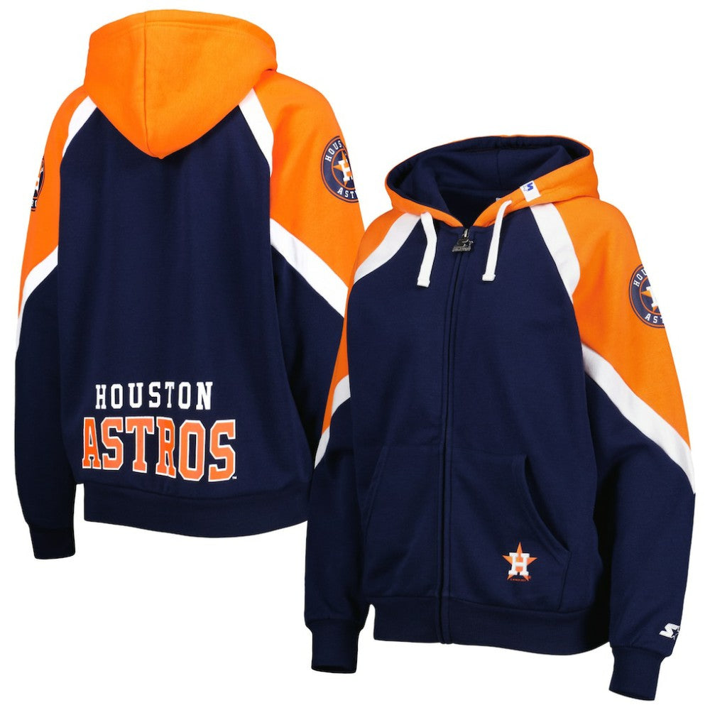 MLB Houston Astros Starter Women's Hail Mary Full-Zip Hoodie
