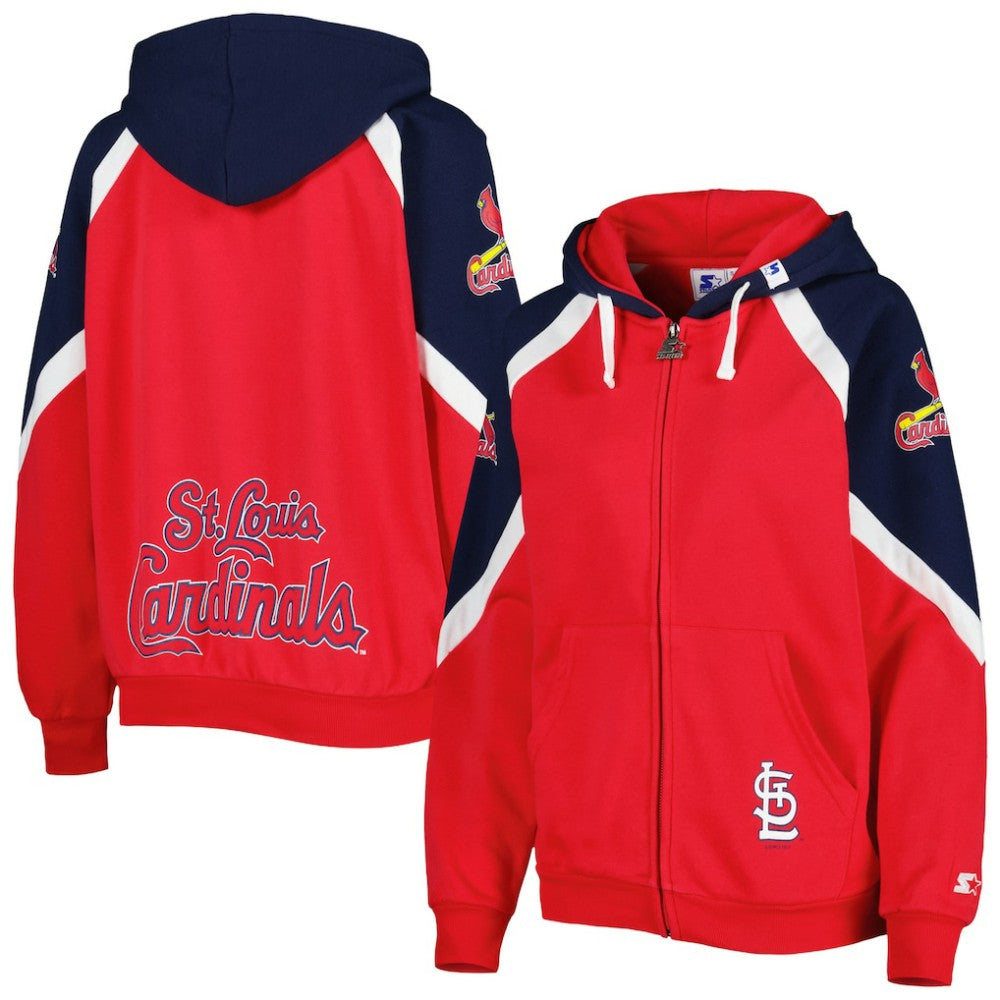 MLB St. Louis Cardinals Starter Women's Hail Mary Full-Zip Hoodie