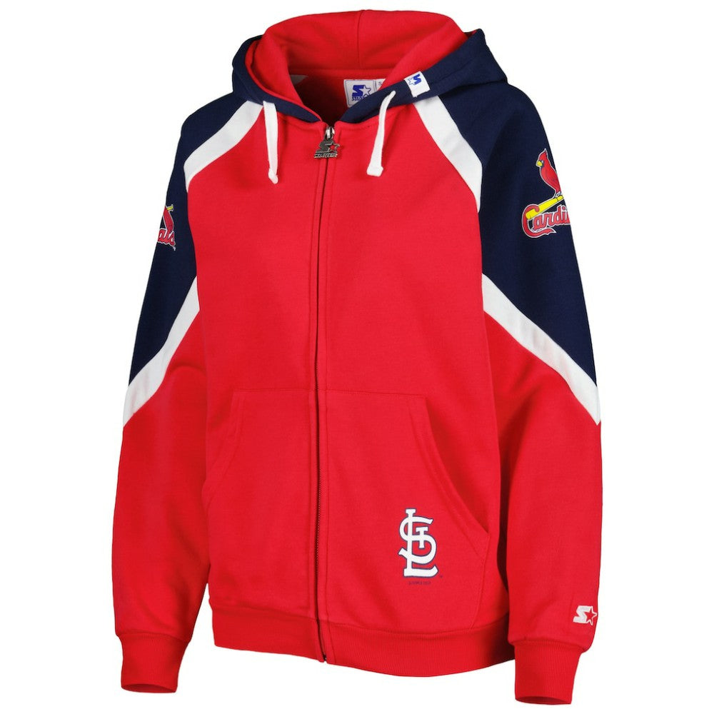 MLB St. Louis Cardinals Starter Women's Hail Mary Full-Zip Hoodie