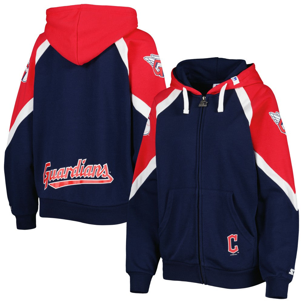 MLB Cleveland Guardians Starter Women's Hail Mary Full-Zip Hoodie