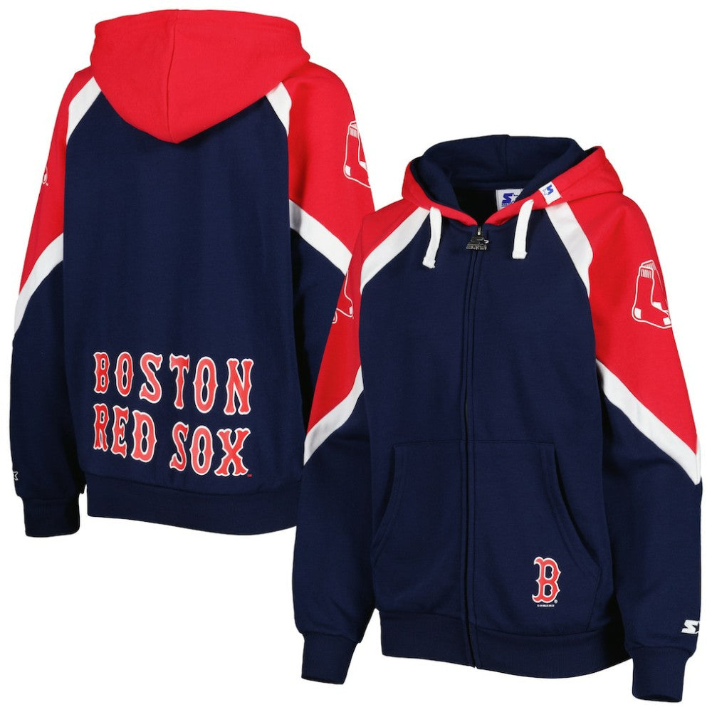 MLB Boston Red Sox Starter Women's Hail Mary Full-Zip Hoodie