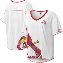 MLB St. Louis Cardinals Starter Women's Perfect Game V-Neck T-Shirt
