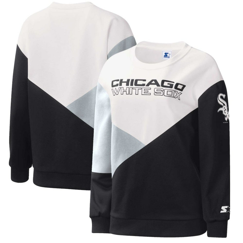 MLB Chicago White Sox Starter Women's Shutout Pullover Sweatshirt