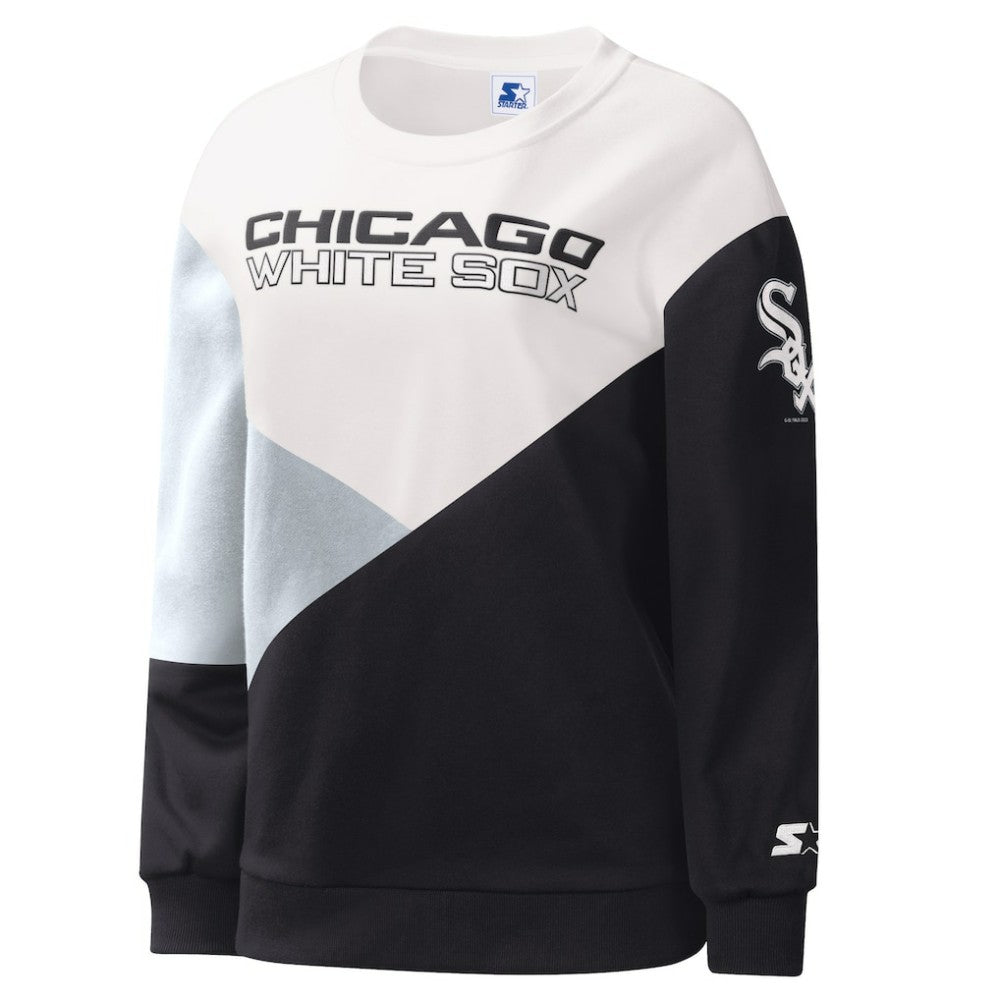 MLB Chicago White Sox Starter Women's Shutout Pullover Sweatshirt