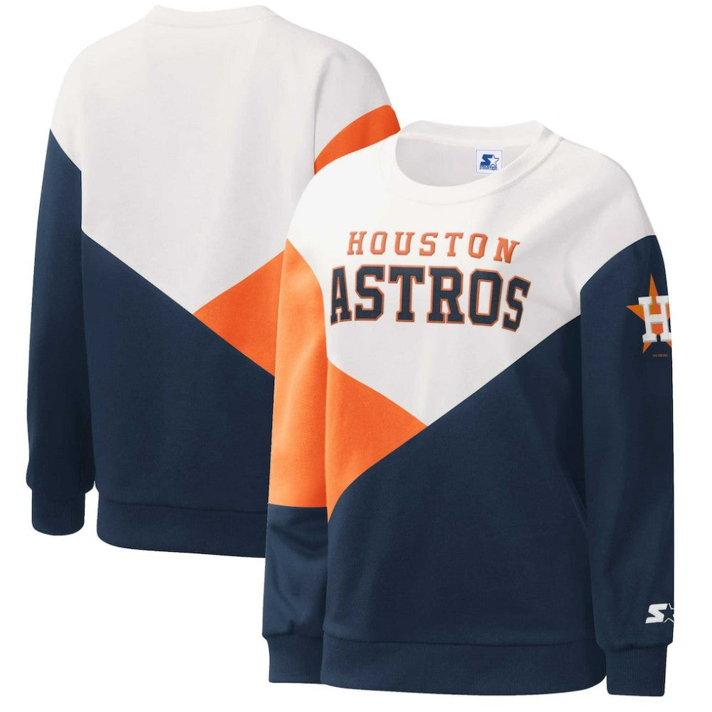 MLB Houston Astros Starter Women's Shutout Pullover Sweatshirt
