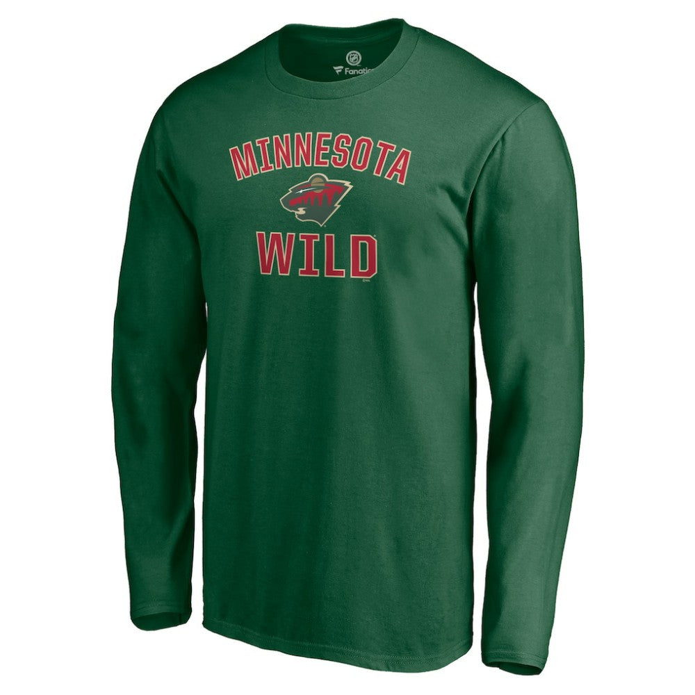 NHL Green Minnesota Wild Victory Arch Long Sleeve T-Shirt