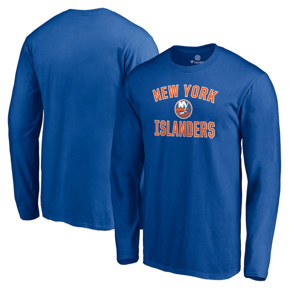 NHL Royal New York Islanders Victory Arch Long Sleeve T-Shirt