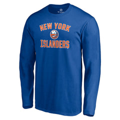 NHL Royal New York Islanders Victory Arch Long Sleeve T-Shirt