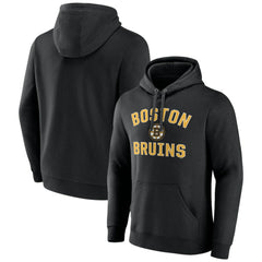 NHL Black Boston Bruins Victory Arch Pullover Hoodie