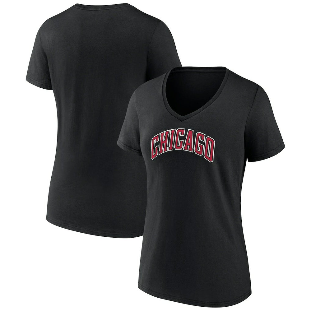 NBA Chicago Bulls Women's Alternate Logo V-Neck T-Shirt sale