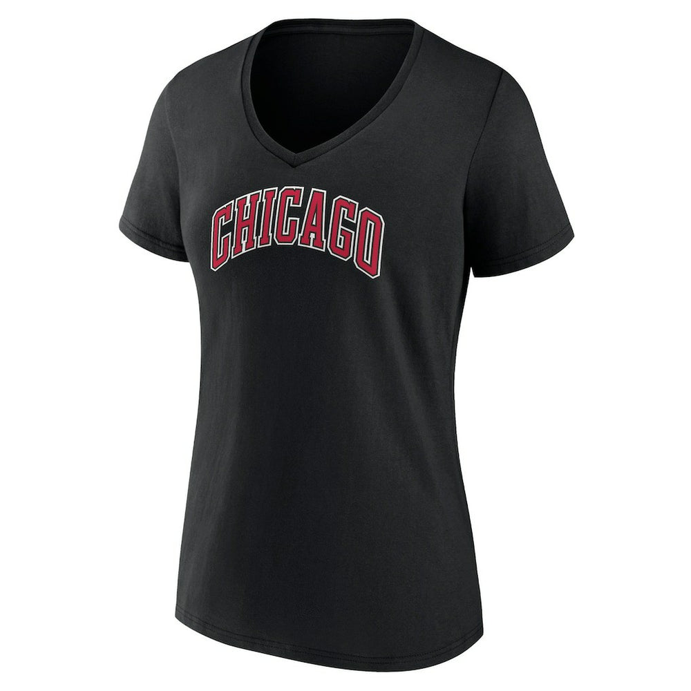 NBA Chicago Bulls Women's Alternate Logo V-Neck T-Shirt sale
