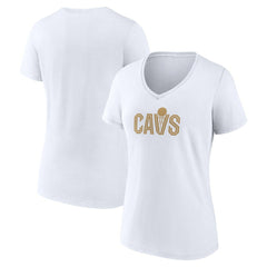 NBA Cleveland Cavaliers Women's Wordmark V-Neck T-Shirt sale