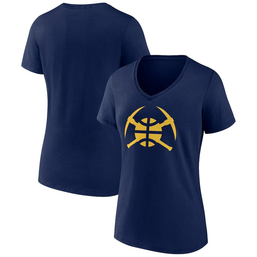 NBA Denver Nuggets Women's Alternate Logo V-Neck T-Shirt sale