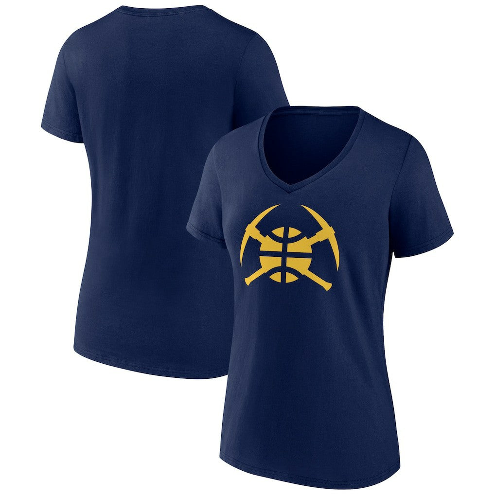 NBA Denver Nuggets Women's Alternate Logo V-Neck T-Shirt sale