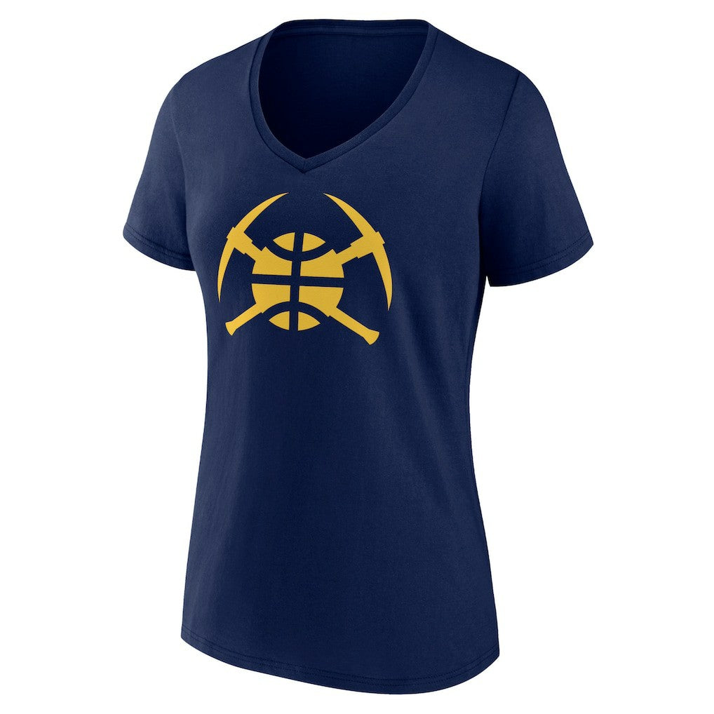 NBA Denver Nuggets Women's Alternate Logo V-Neck T-Shirt sale