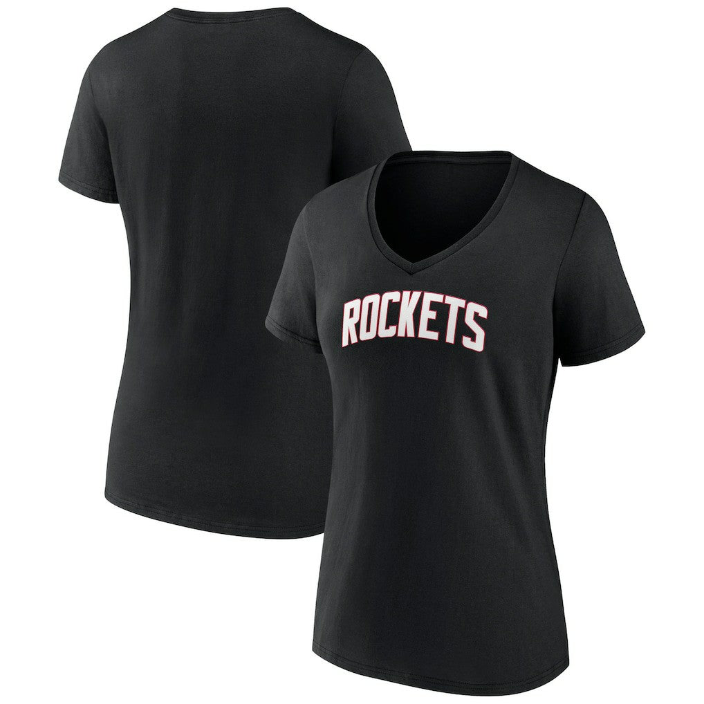 NBA Houston Rockets Women's Alternate Logo V-Neck T-Shirt