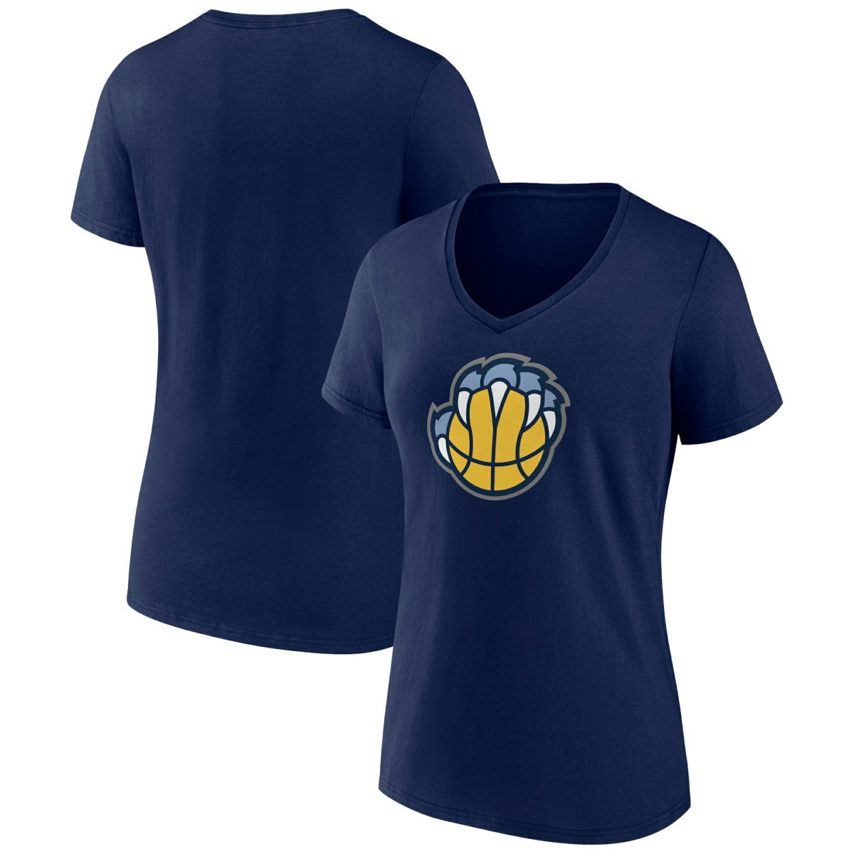 NBA Memphis Grizzlies Women's Alternate Logo V-Neck T-Shirt
