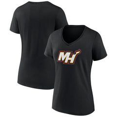 NBA Miami Heat Women's Alternate Logo V-Neck T-Shirt