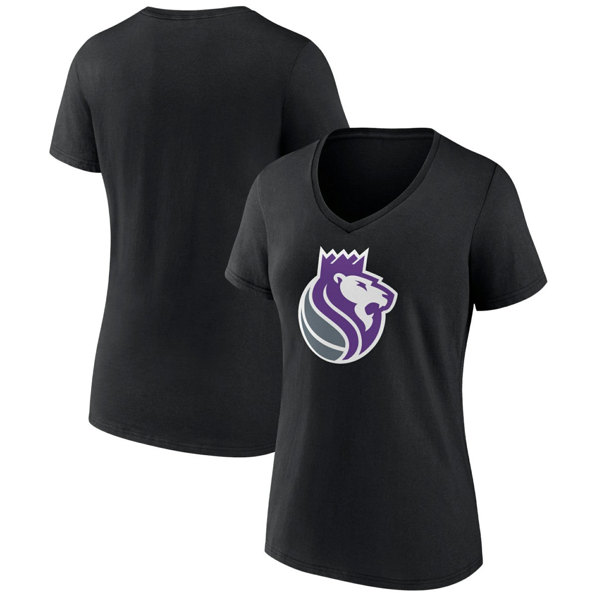 NBA Sacramento Kings Women's Alternate Logo V-Neck T-Shirt