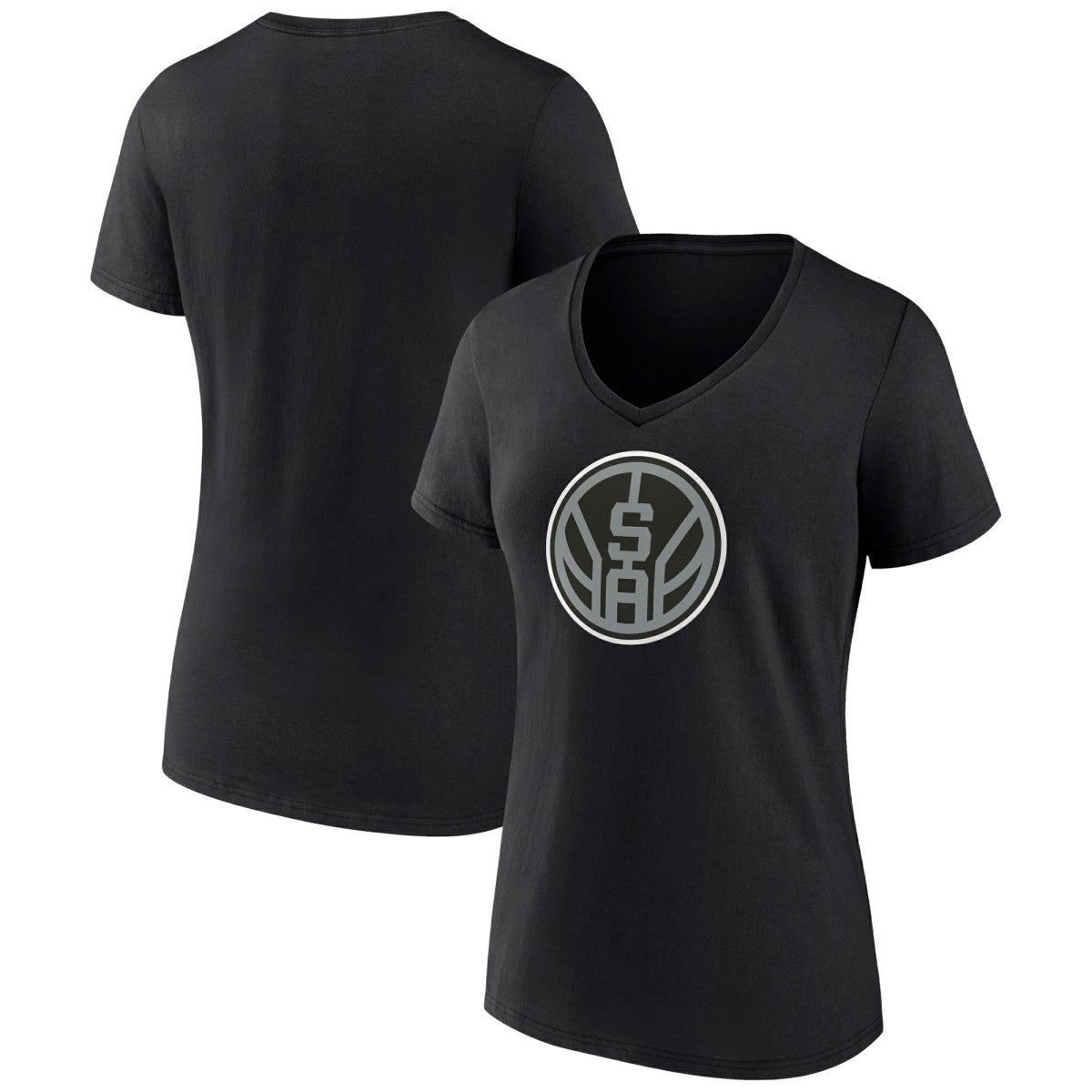 NBA San Antonio Spurs Women's Alternate Logo V-Neck T-Shirt