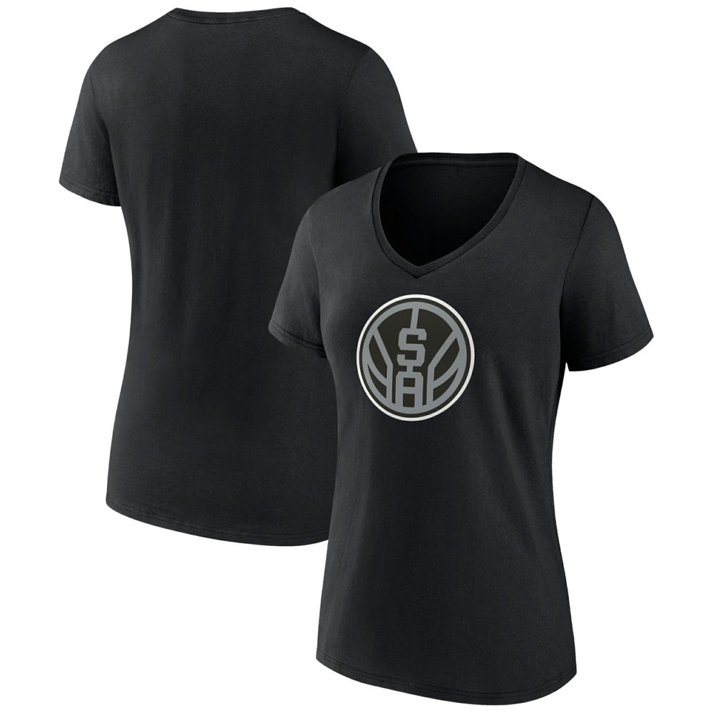 NBA San Antonio Spurs Women's Alternate Logo V-Neck T-Shirt