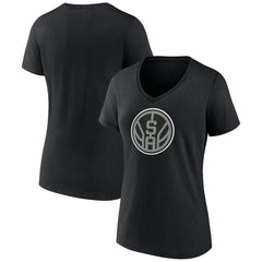 NBA San Antonio Spurs Women's Alternate Logo V-Neck T-Shirt
