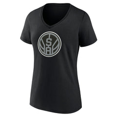 NBA San Antonio Spurs Women's Alternate Logo V-Neck T-Shirt