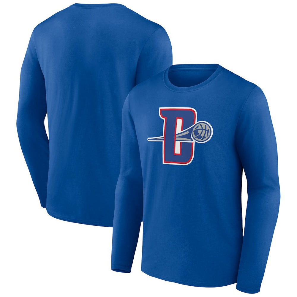 NBA Detroit Pistons Alternate Logo Long Sleeve T-Shirt sale