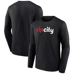 NBA Portland Trail Blazers Alternate Logo Long Sleeve T-Shirt