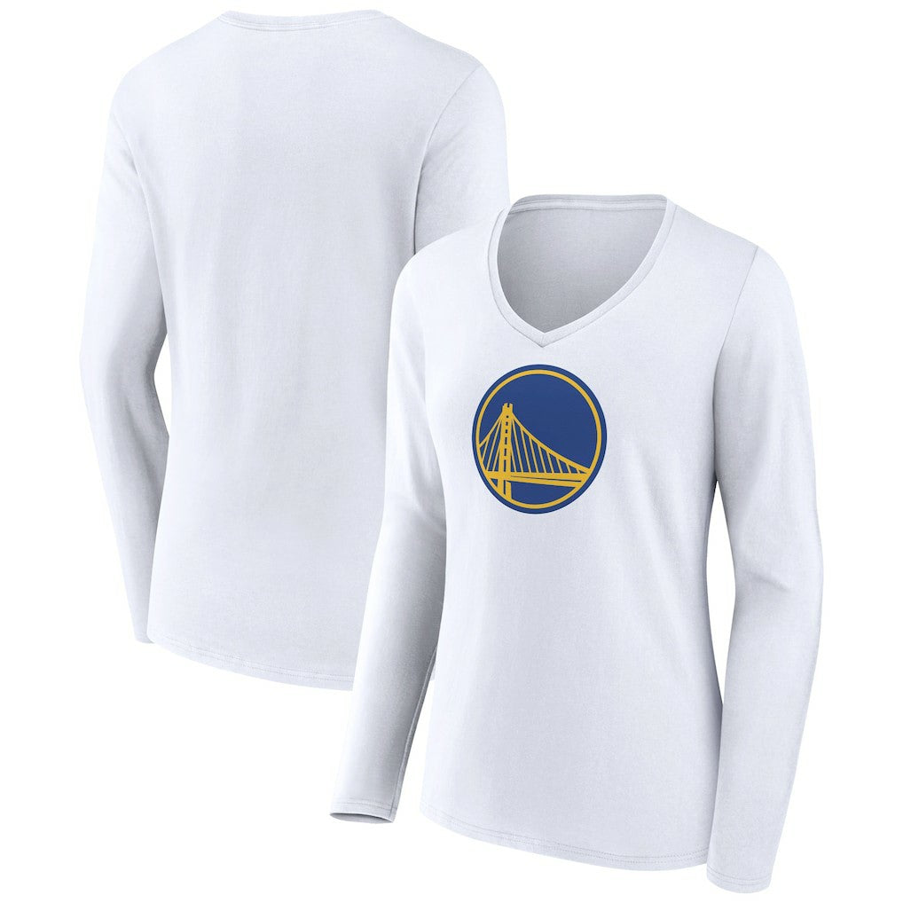 NBA Golden State Warriors Women's Alternate Logo V-Neck Long Sleeve T-Shirt sale
